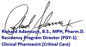program director signature